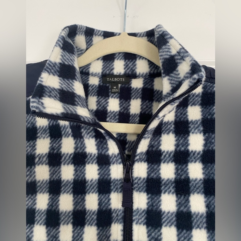 Talbot’s Pullover, Blue Gingham, M